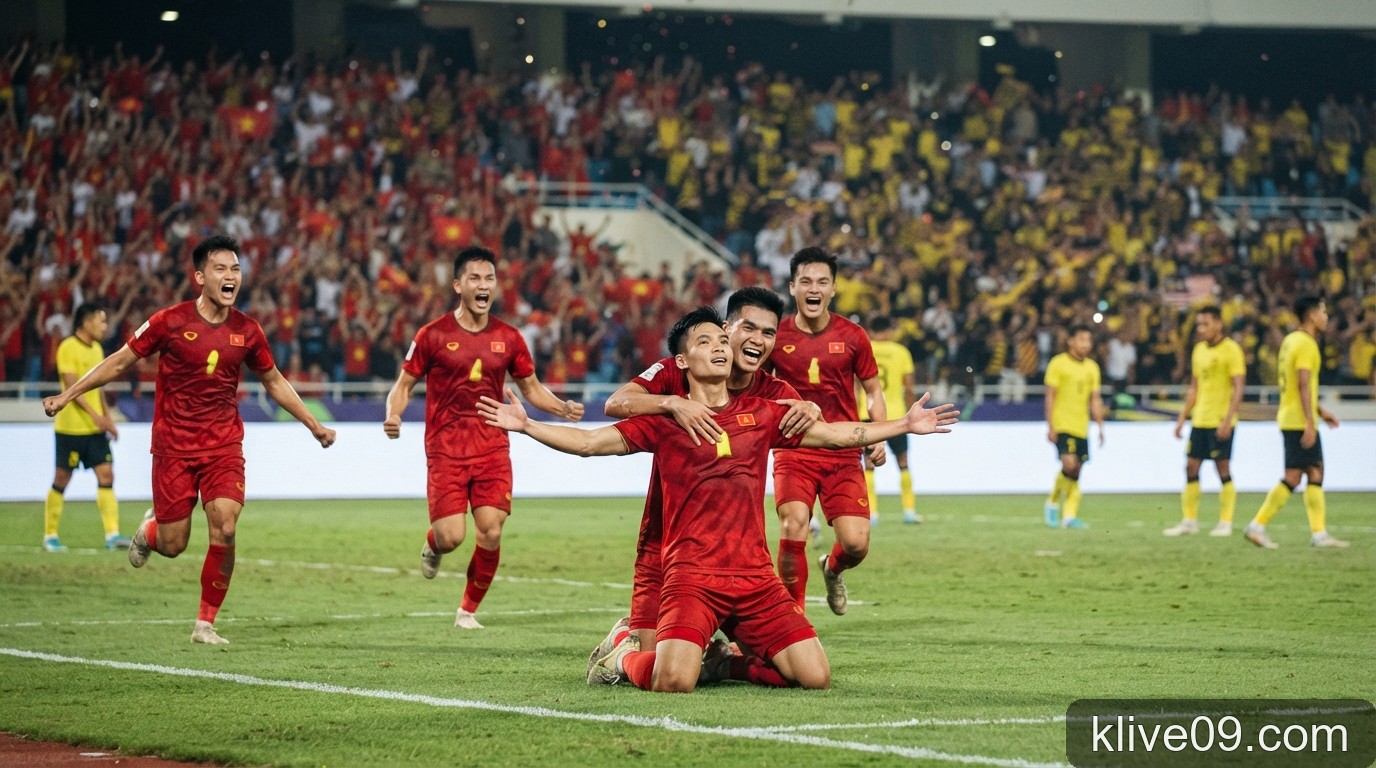 Việt Nam đặt một chân vào chung kết ASEAN Cup 2026 sau chiến thắng thuyết phục tại Malaysia